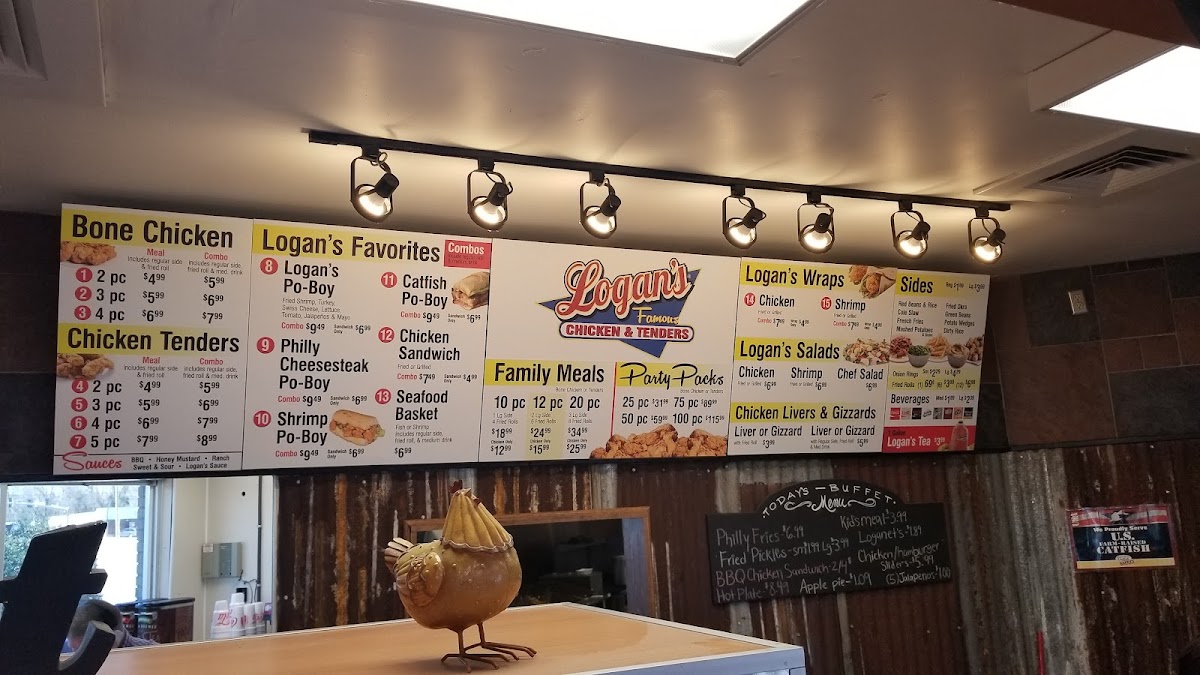 Logan's Famous Chicken and Tenders Photo Menu 4