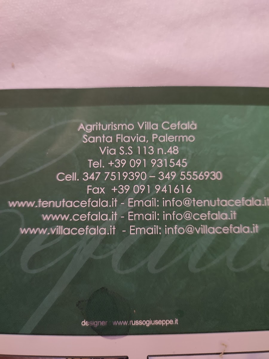 Ristorante Villa Cefala Photo Menu 1