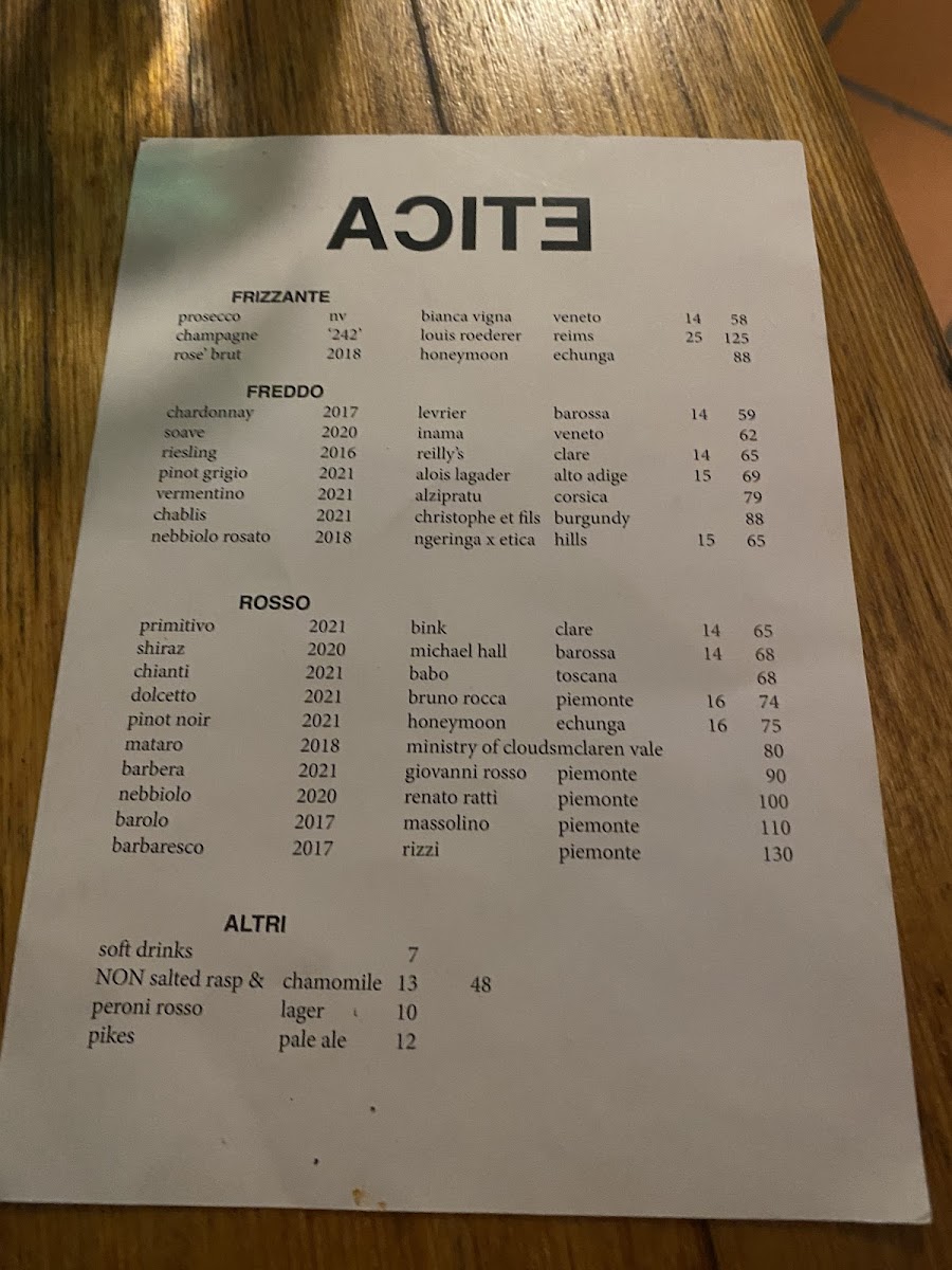 Etica Photo Menu 6