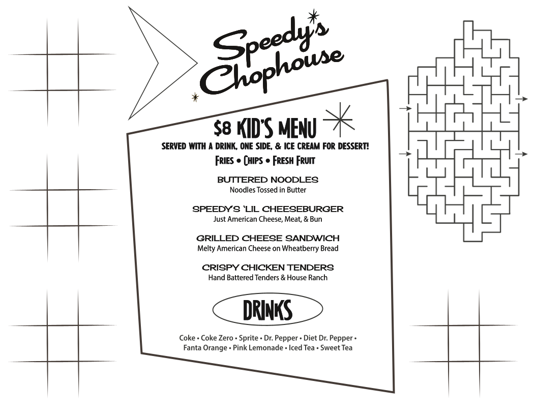 Speedy's Chophouse Photo Menu 7