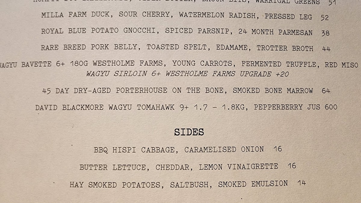 Matilda 159 Domain Photo Menu 4