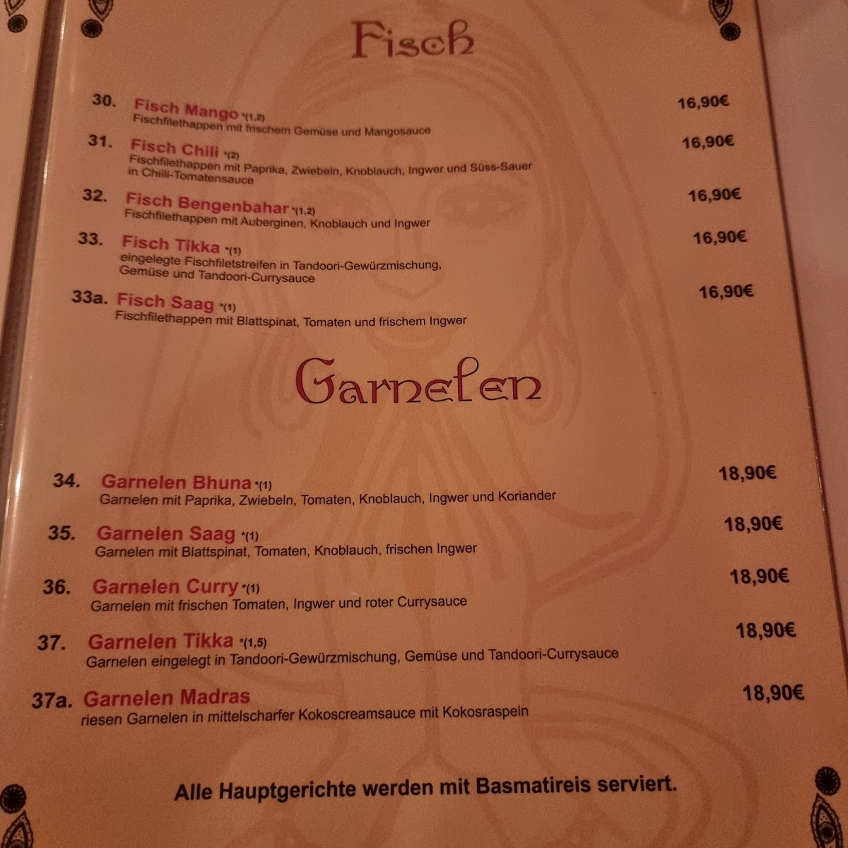 Mannat Indische Küche Photo Menu 9