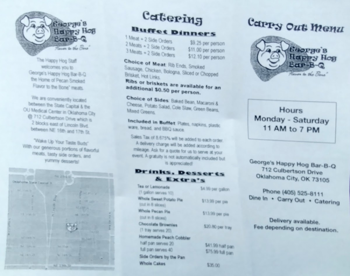 George's Happy Hog Bar-B-Q Photo Menu 10