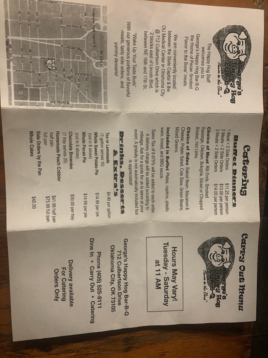George's Happy Hog Bar-B-Q Photo Menu 2