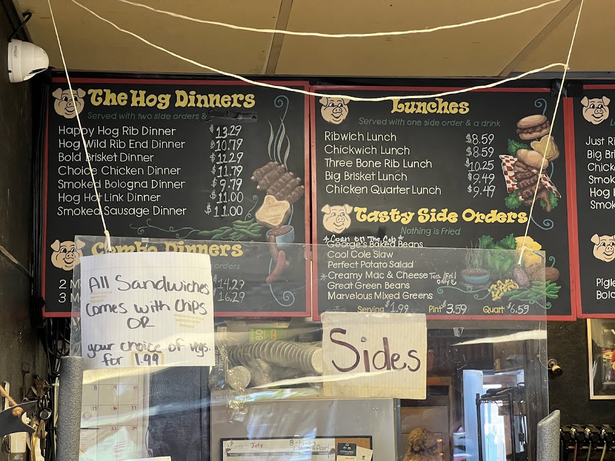 George's Happy Hog Bar-B-Q Photo Menu 4