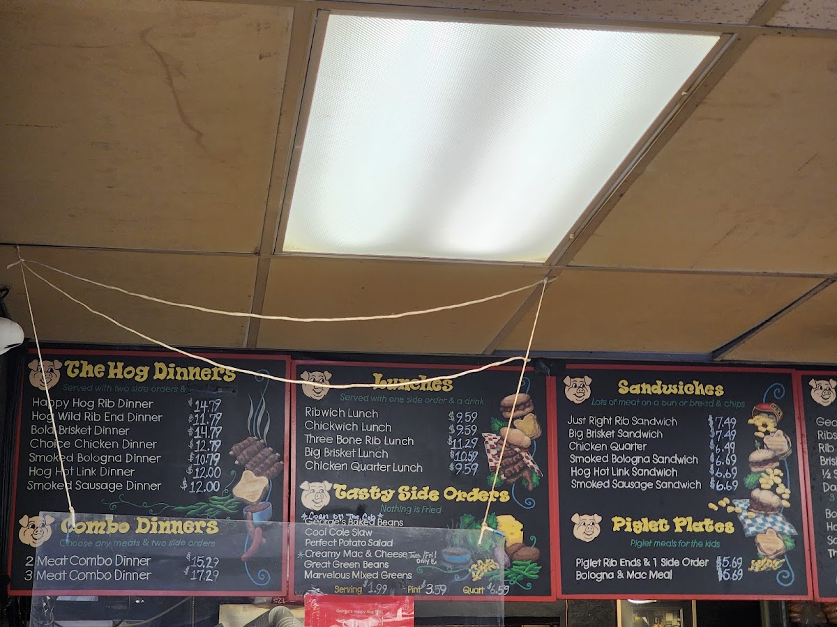George's Happy Hog Bar-B-Q Photo Menu 8