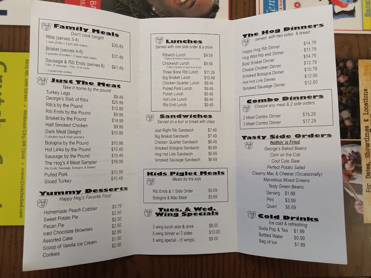 George's Happy Hog Bar-B-Q Photo Menu 9