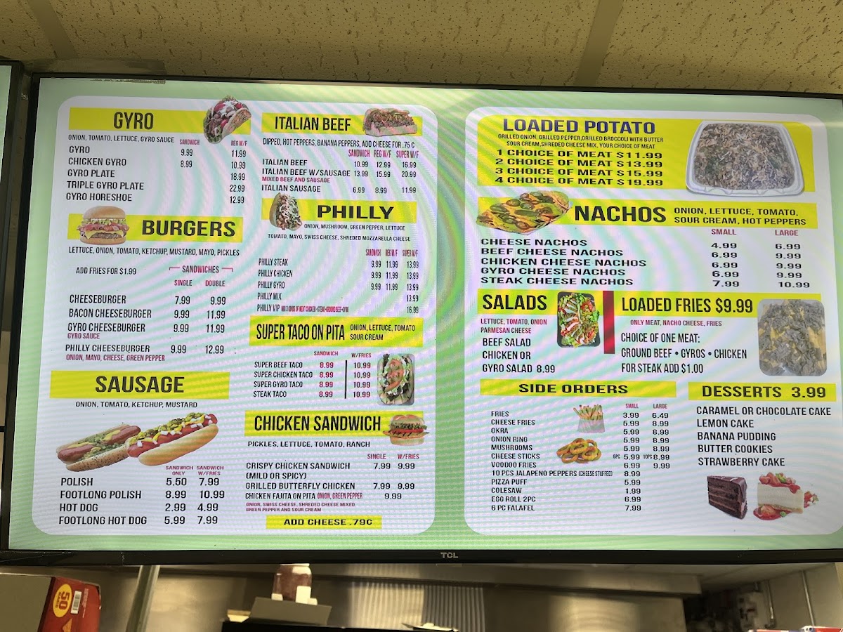 Mr gyro MacArthur Photo Menu 1