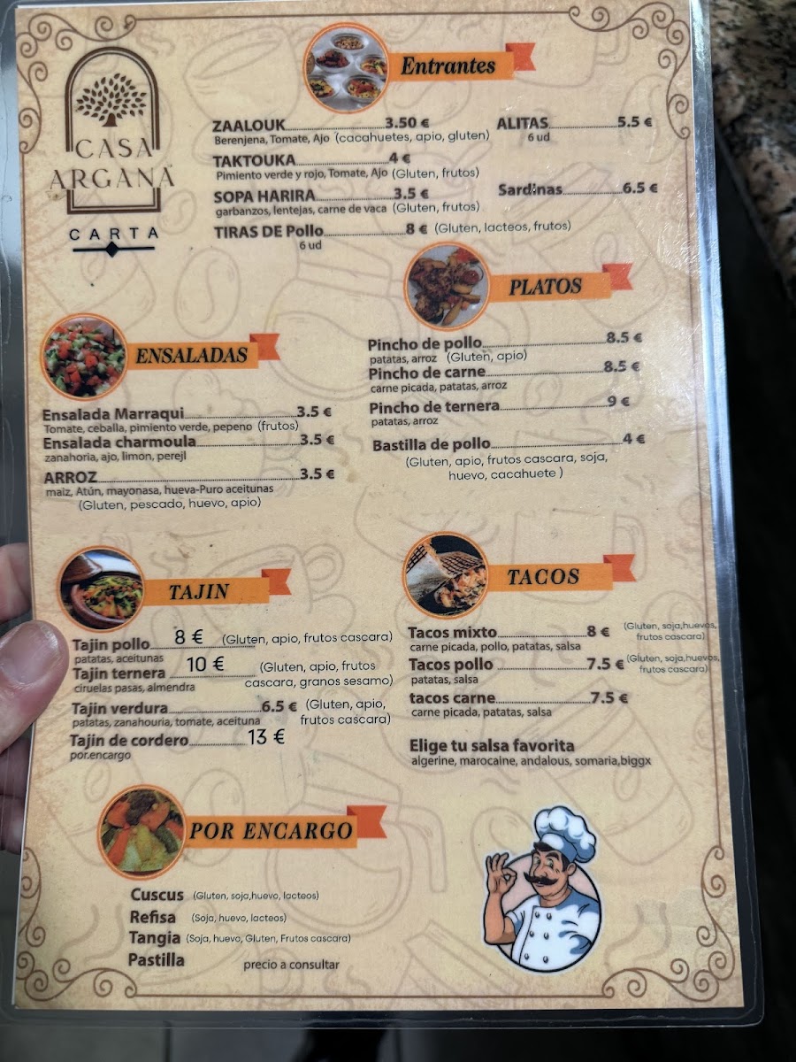 CASA ARGANA RESTAURANTE HALAL Photo Menu 1