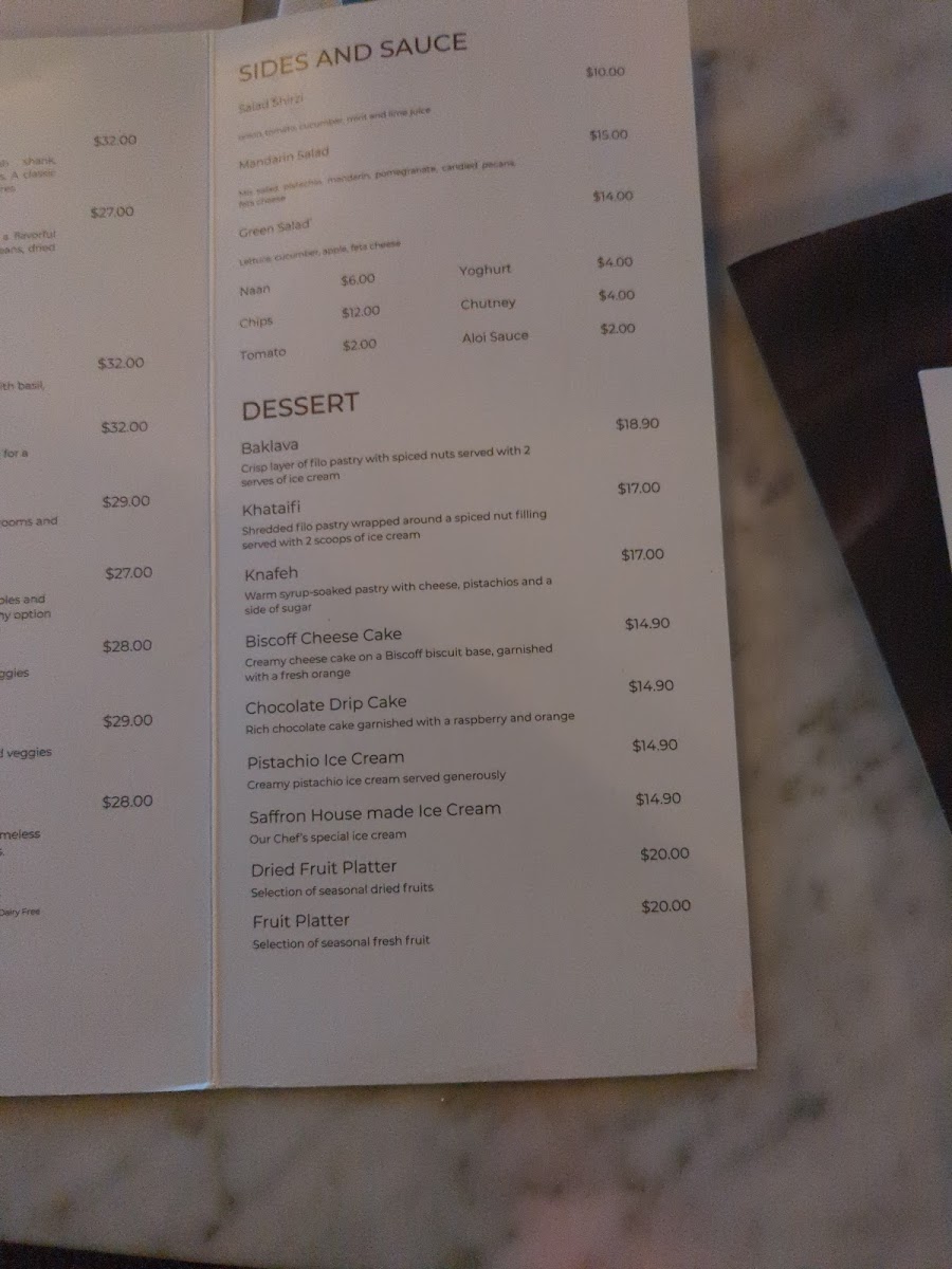 Summer Restaurant Photo Menu 2