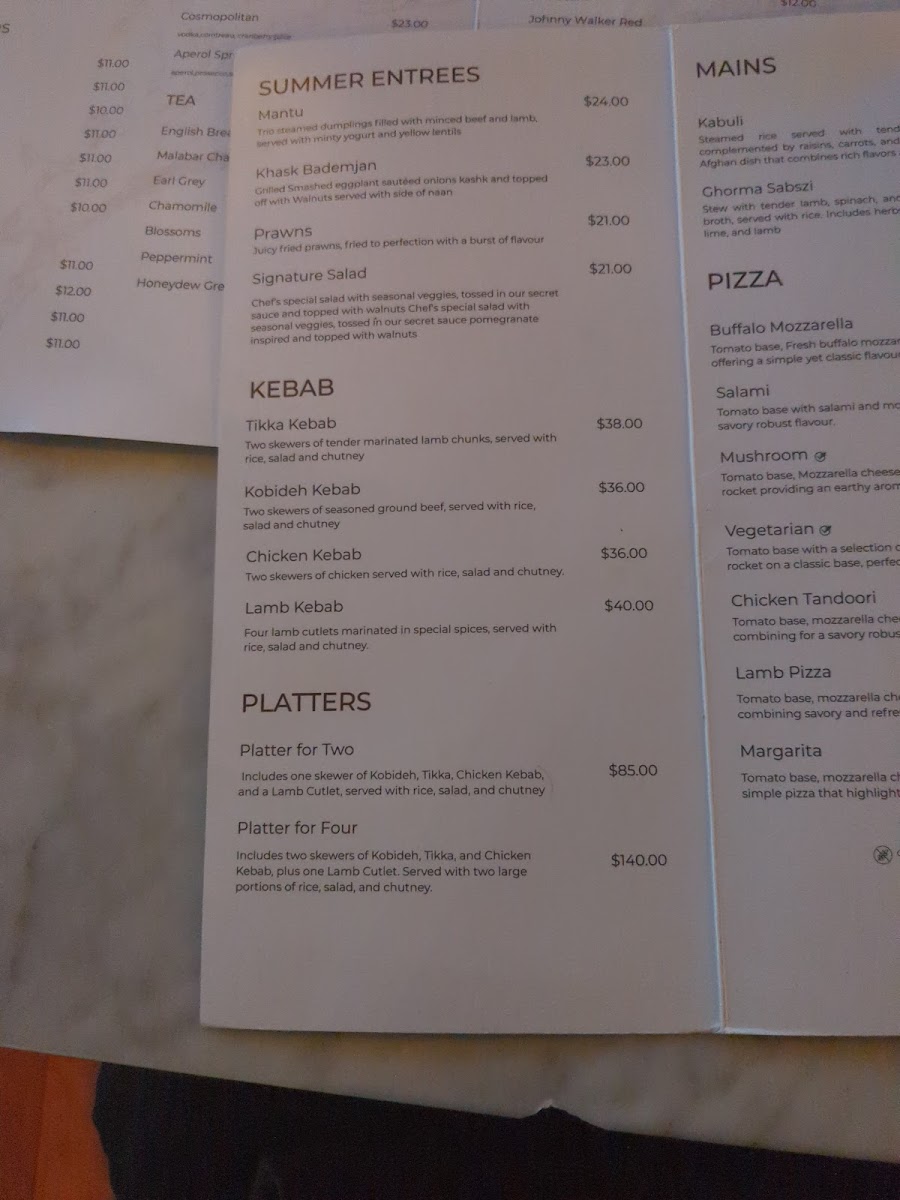 Summer Restaurant Photo Menu 3
