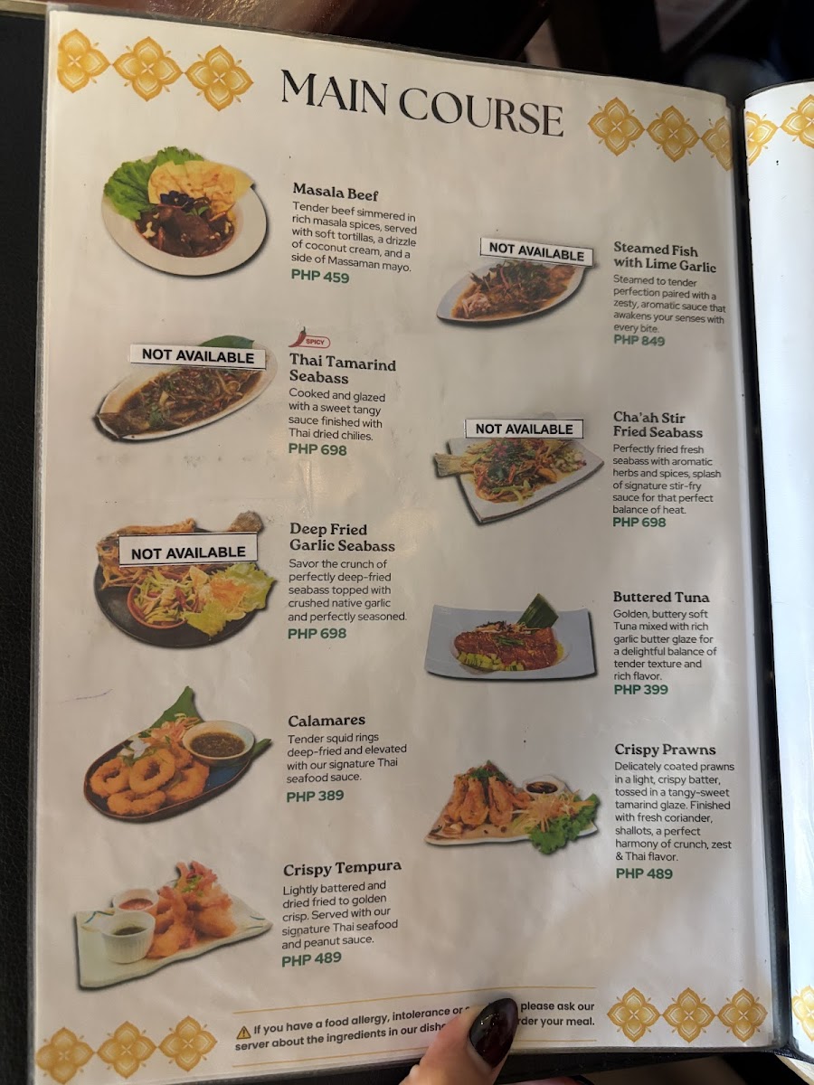 Cha'ah Restobar Photo Menu 2