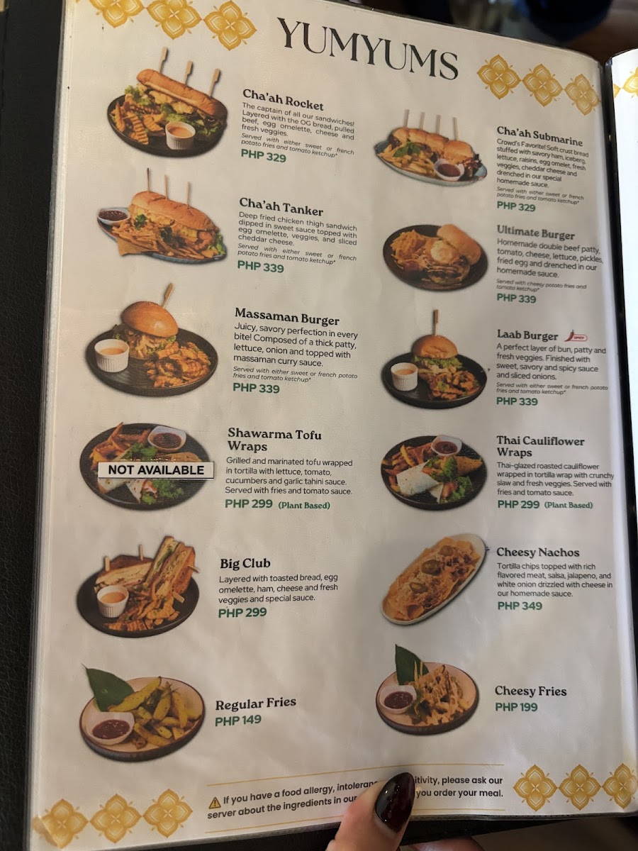 Cha'ah Restobar Photo Menu 3