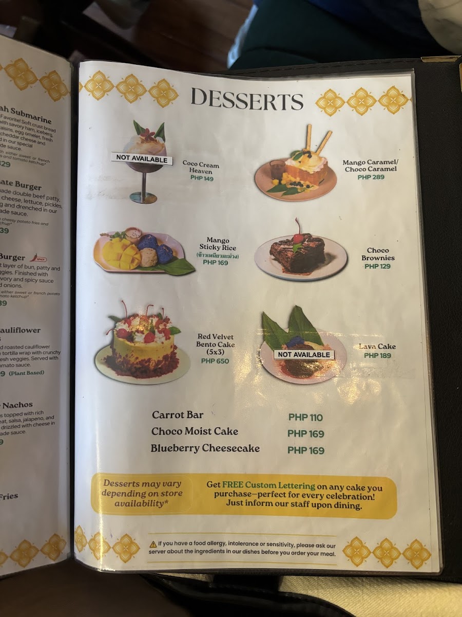 Cha'ah Restobar Photo Menu 9