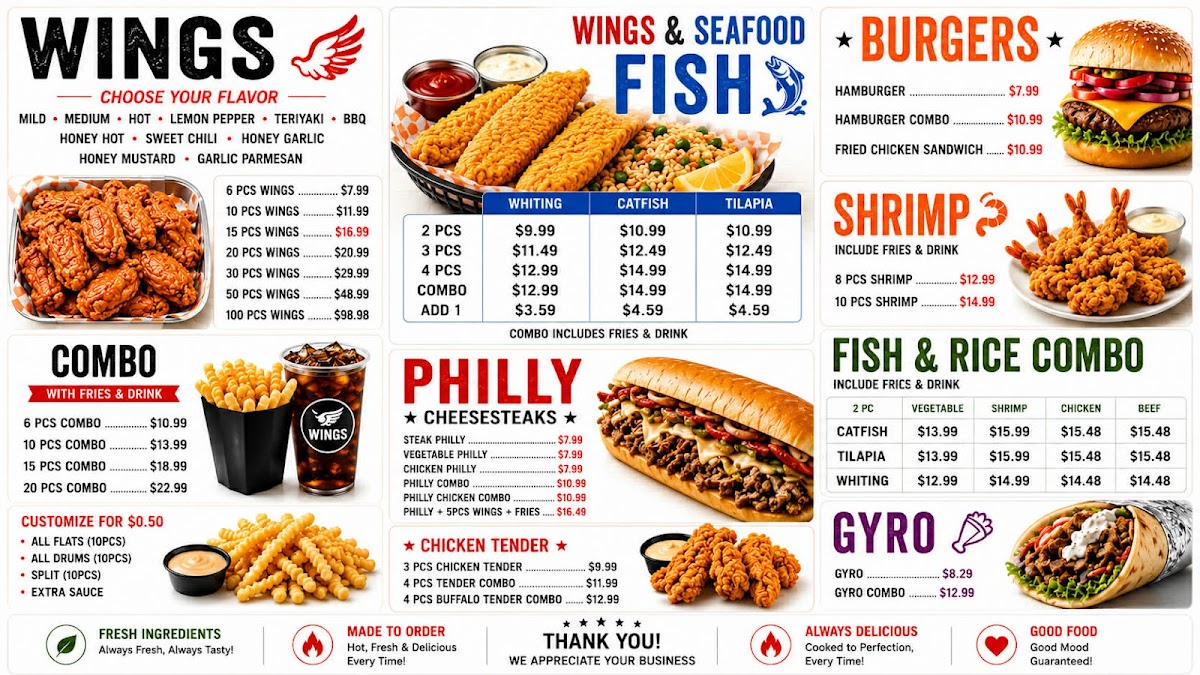 deli delites (wings & Subs) Photo 8