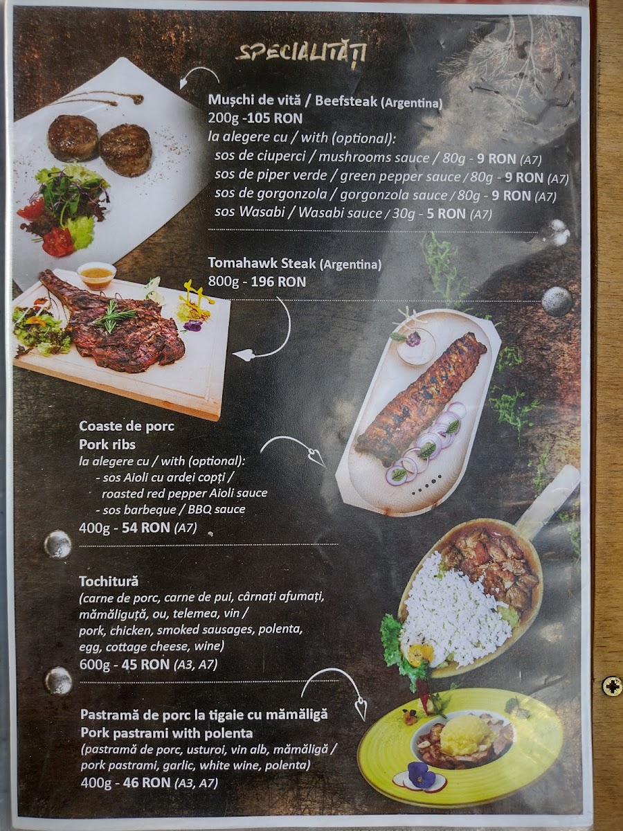 Restaurant Veranda Photo Menu 2