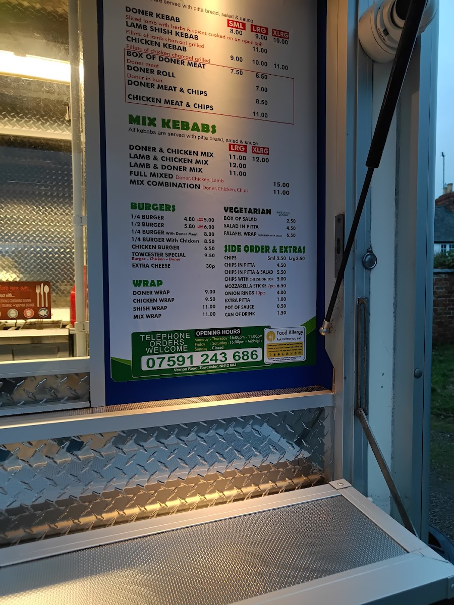 Ozzy's Express Photo Menu 2