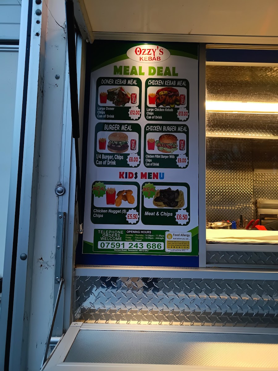 Ozzy's Express Photo Menu 6