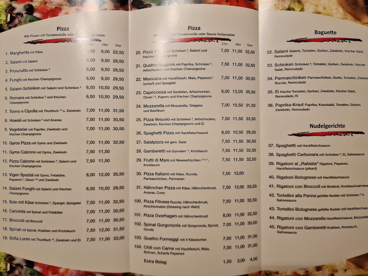 Bei Vigen Photo Menu 2