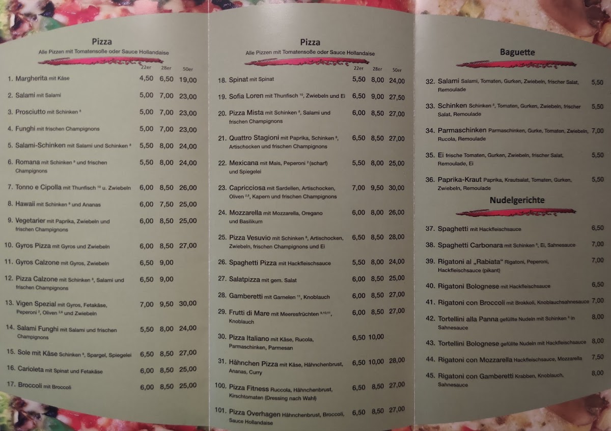 Bei Vigen Photo Menu 5