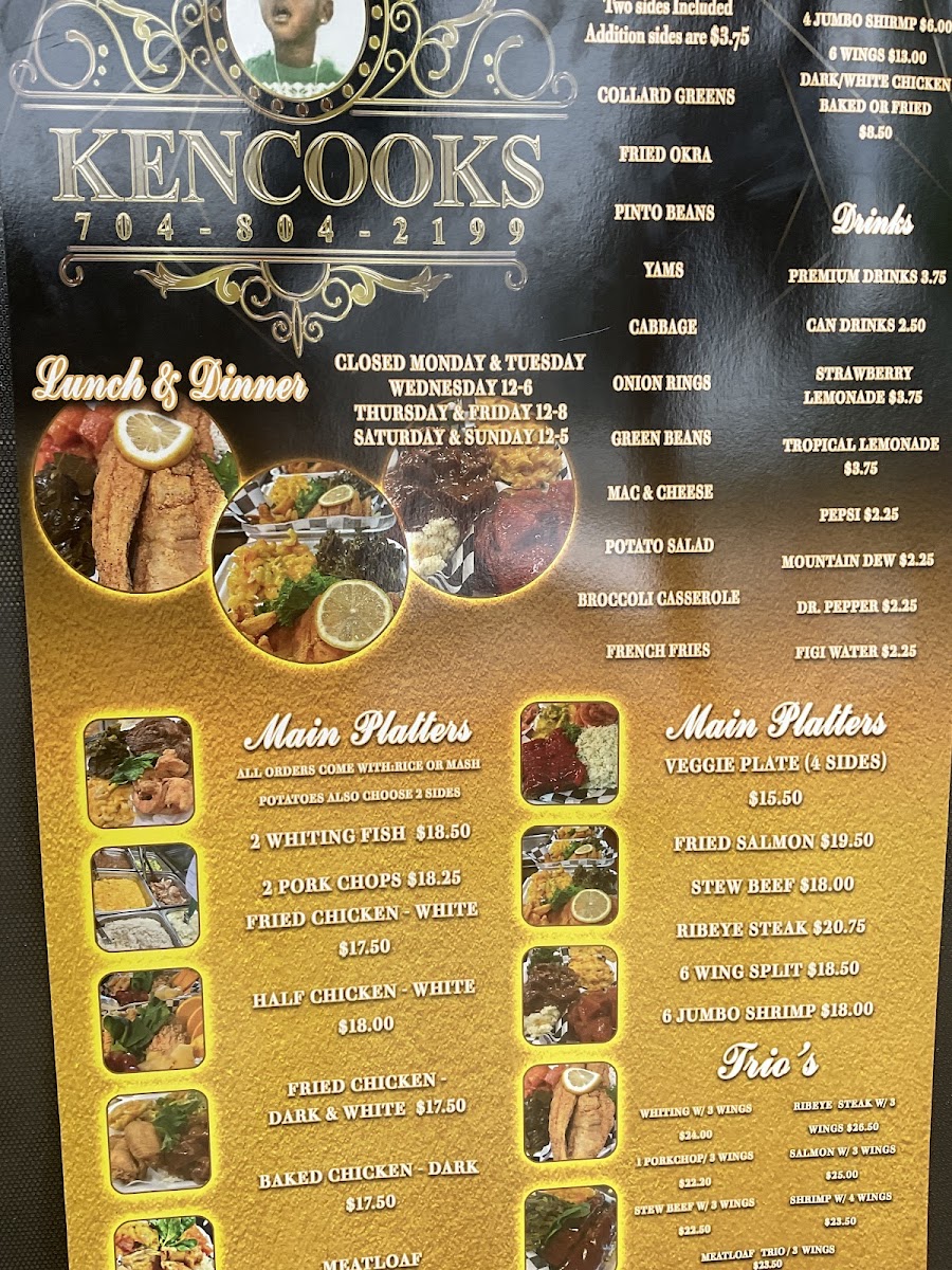 Ken Cooks (SoulFood Restaurant) Photo Menu 1