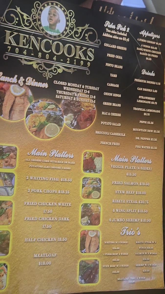 Ken Cooks (SoulFood Restaurant) Photo Menu 2