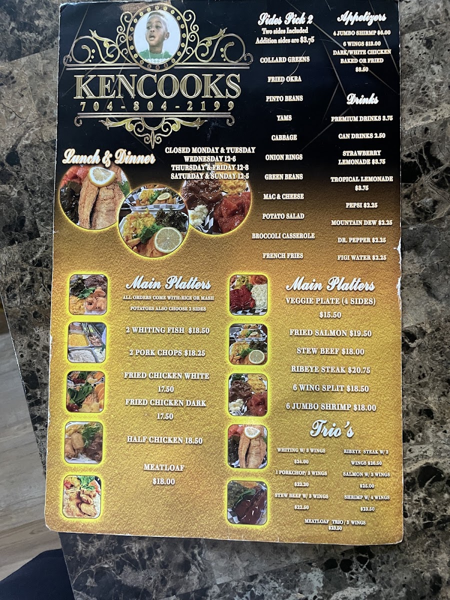 Ken Cooks (SoulFood Restaurant) Photo Menu 3