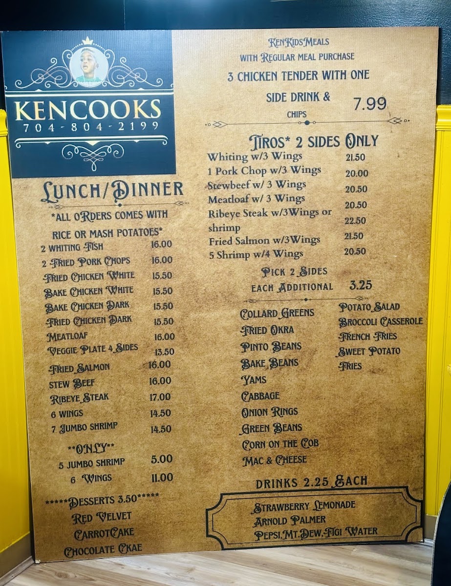 Ken Cooks (SoulFood Restaurant) Photo Menu 6