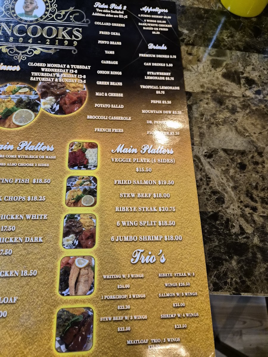 Ken Cooks (SoulFood Restaurant) Photo Menu 9