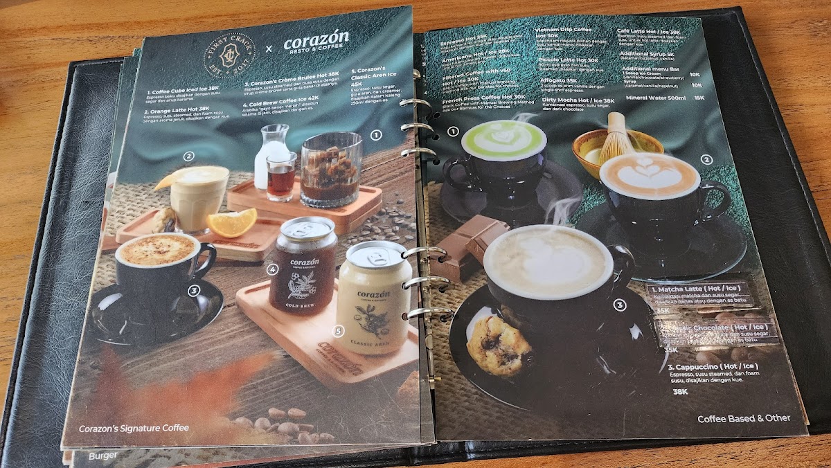 Corazon Resto & Coffee Photo Menu 10