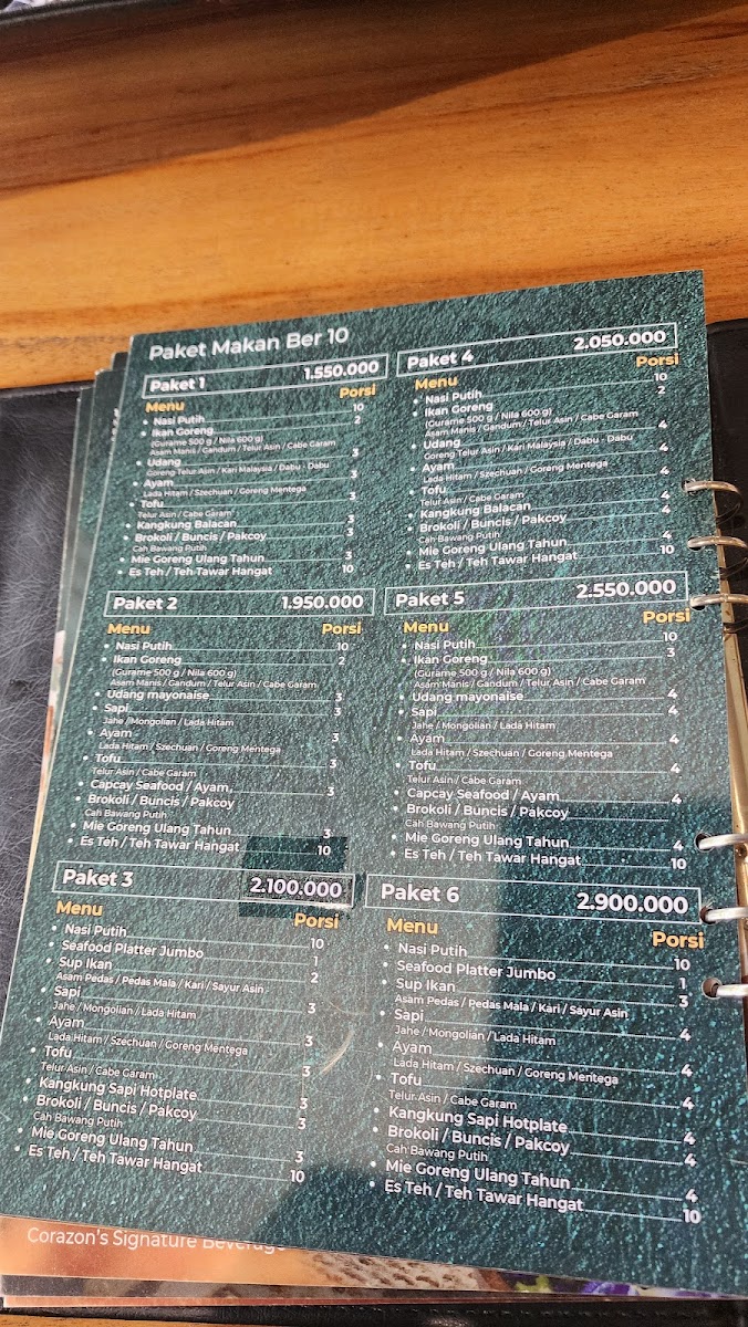 Corazon Resto & Coffee Photo Menu 4