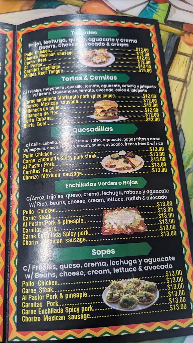 Q’ Onda Wey Photo Menu 3