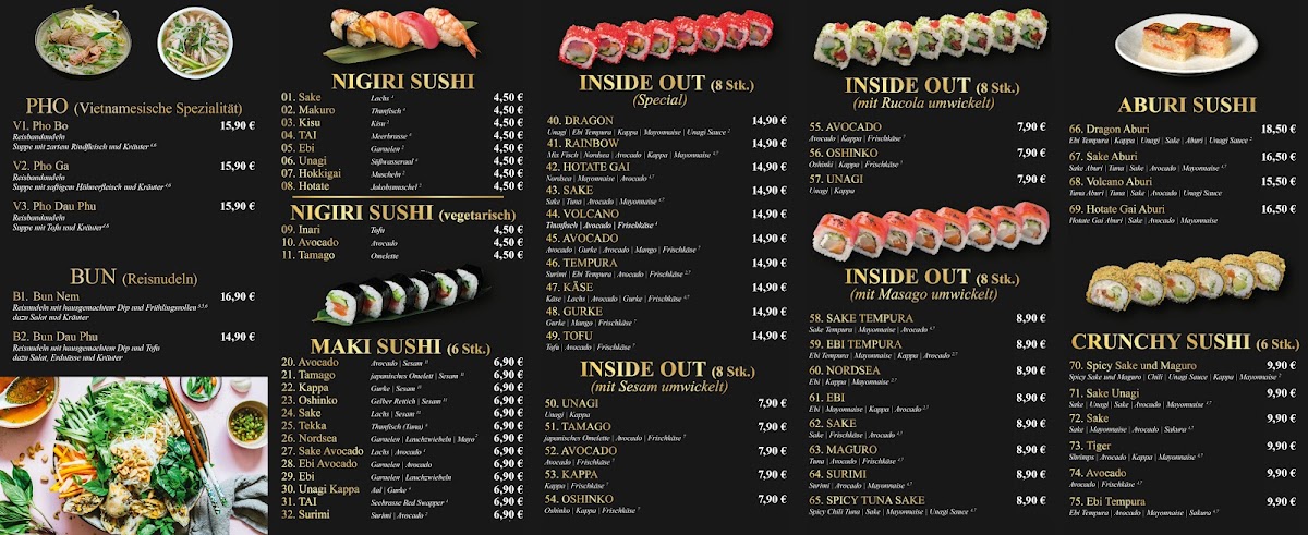 Fehn Sushi Photo Menu 3