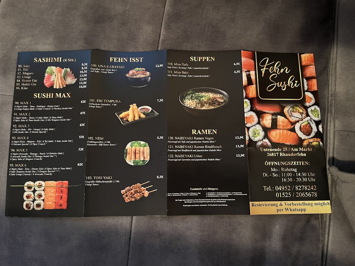 Fehn Sushi Photo Menu 8