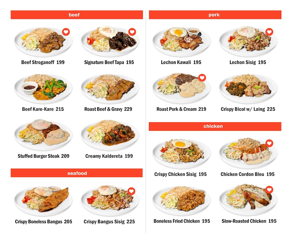 Sefina's Harbor Point Photo Menu 2