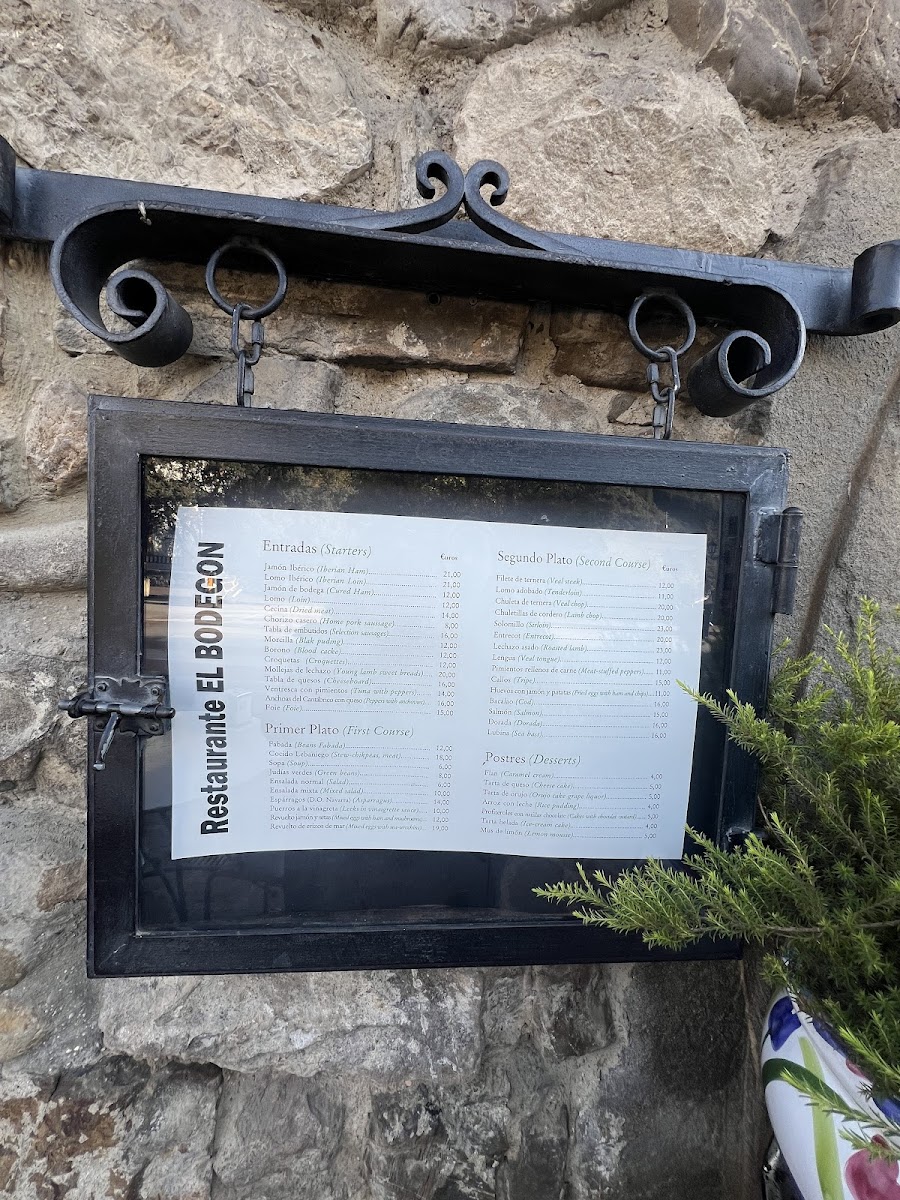 Restaurante El Bodegón Photo Menu 9