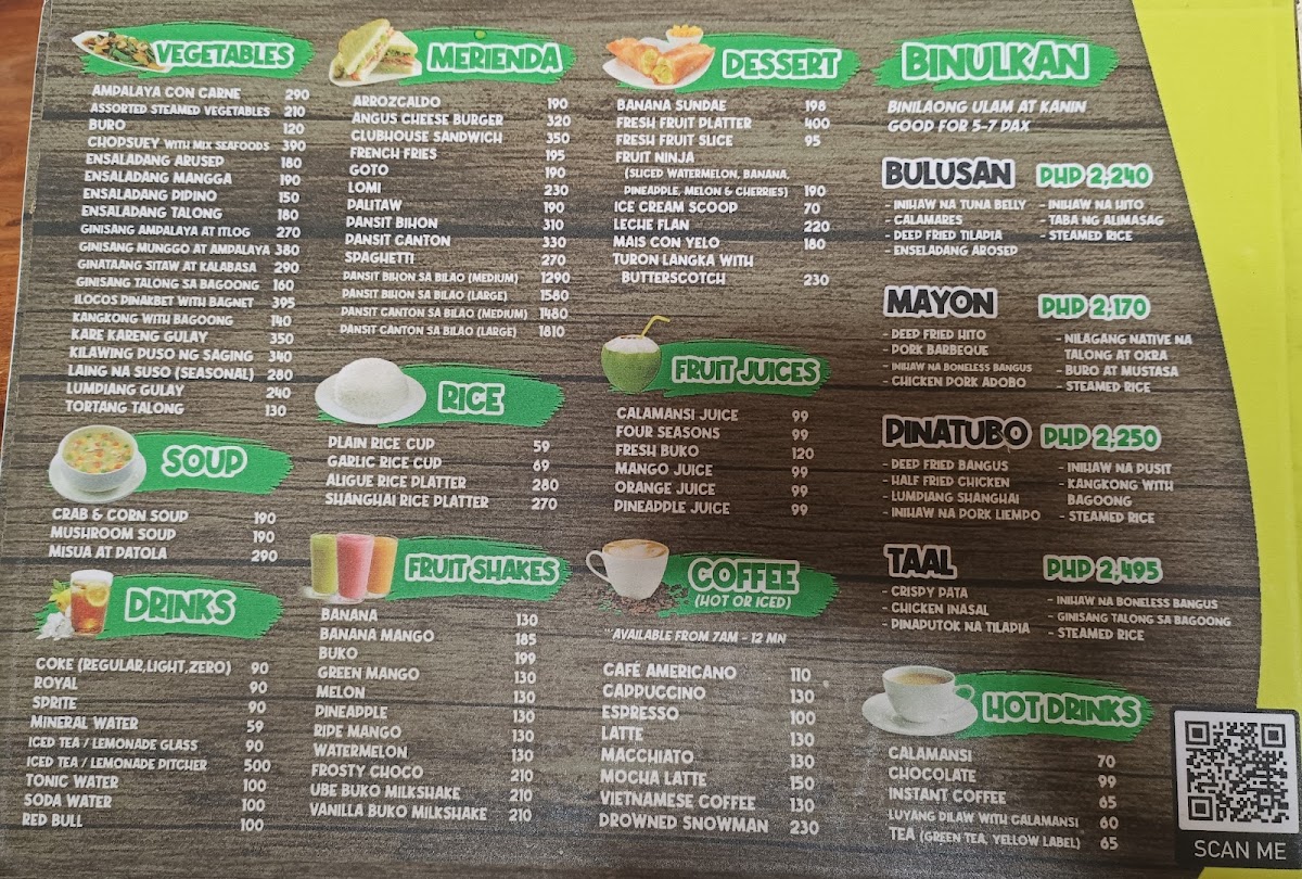 Magic Lagoon Bar Photo Menu 4