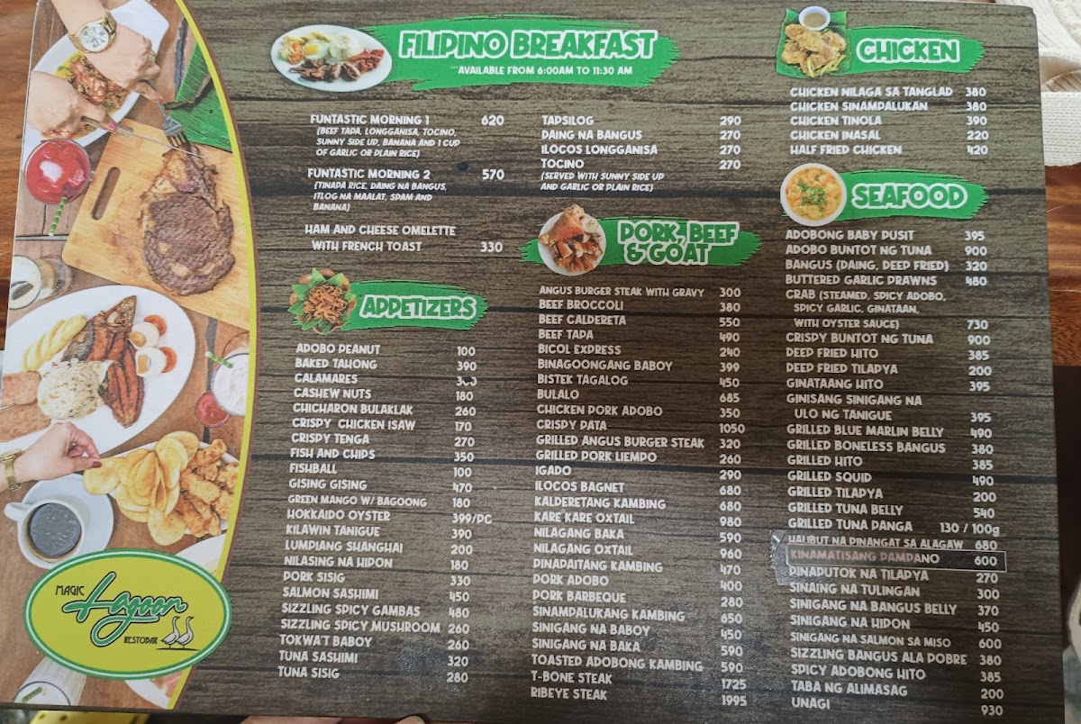 Magic Lagoon Bar Photo Menu 5