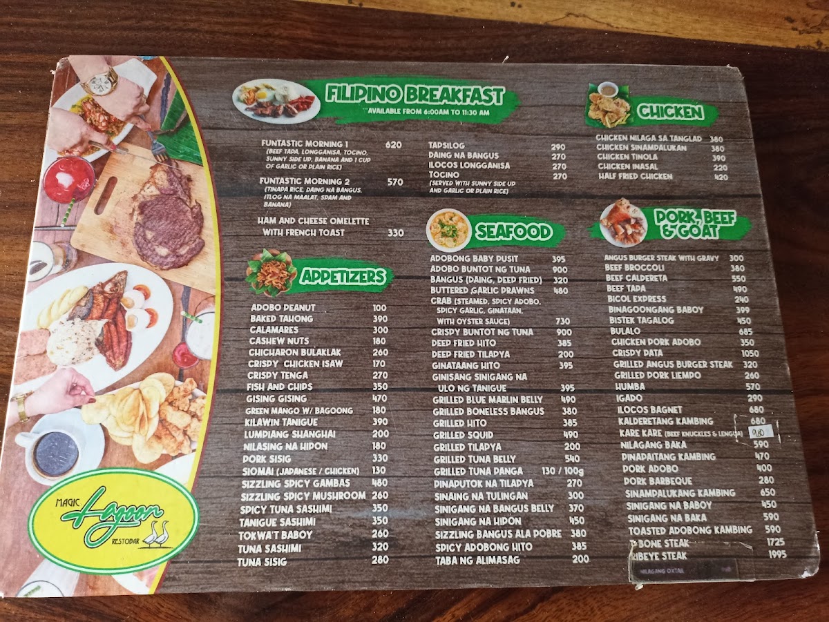 Magic Lagoon Bar Photo Menu 7