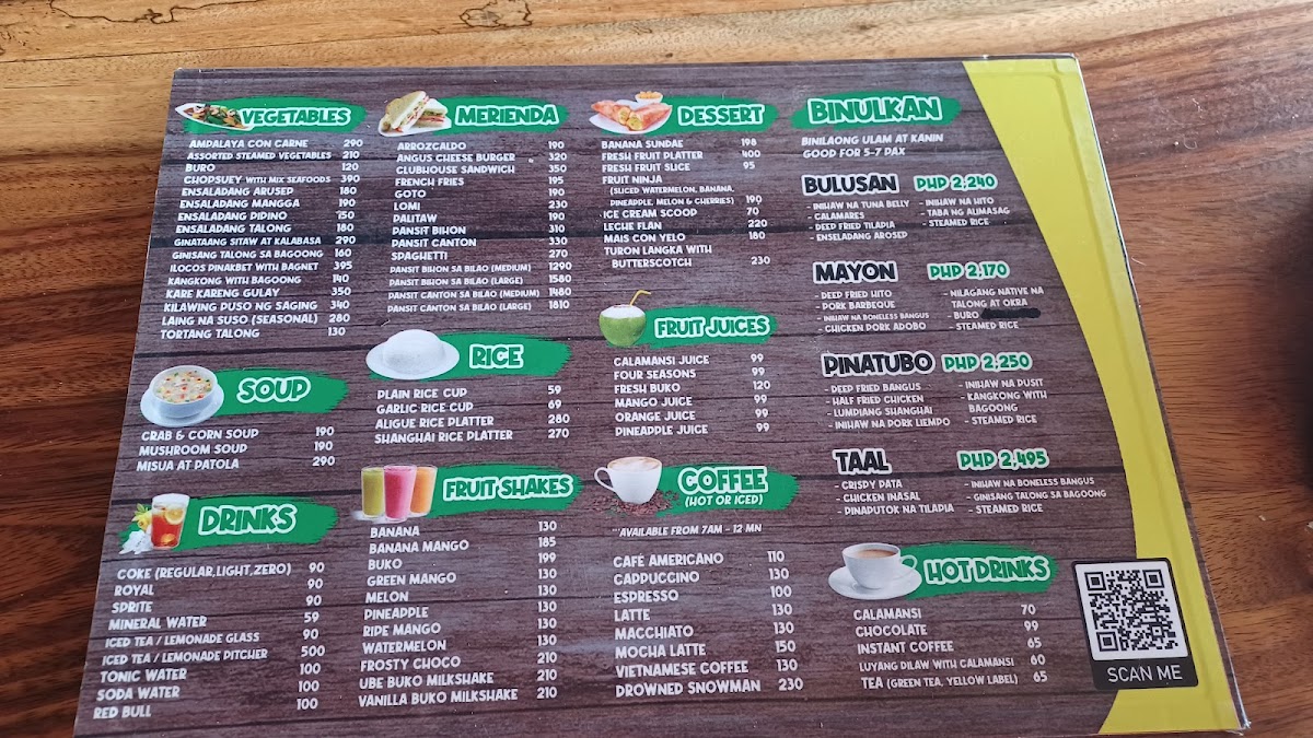 Magic Lagoon Bar Photo Menu 9