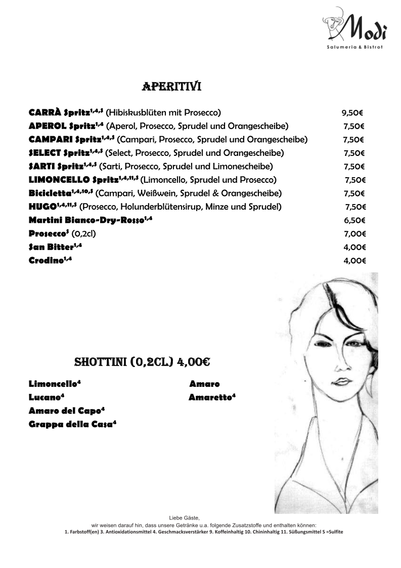 Modi - Salumeria & Bistrot Photo Menu 2