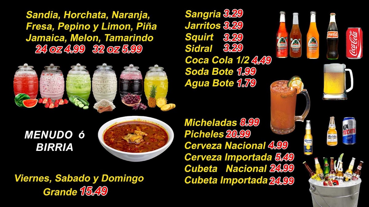 Tacos El Jimador Photo Menu 6