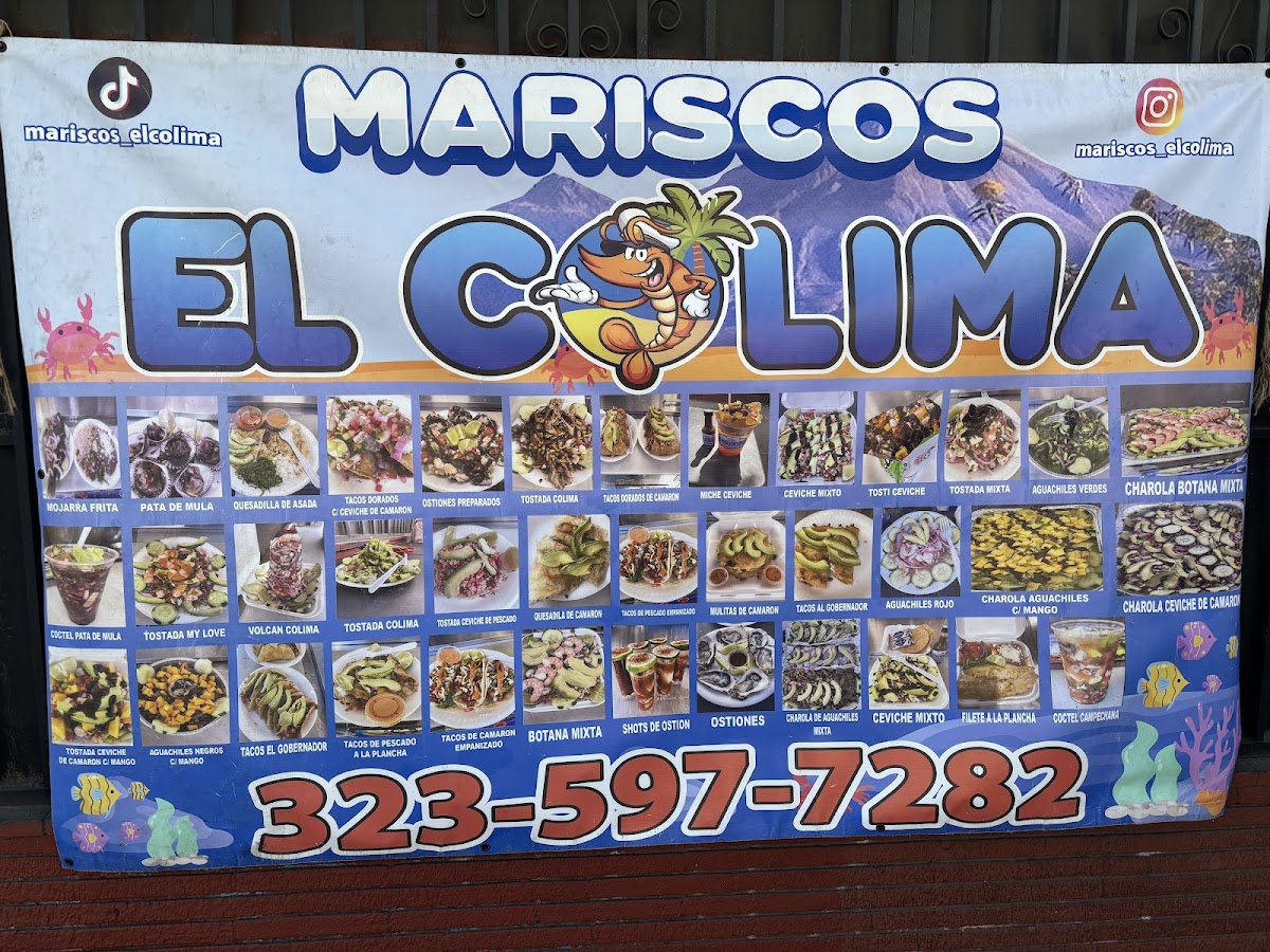 Mariscos El Colima Photo Menu 1