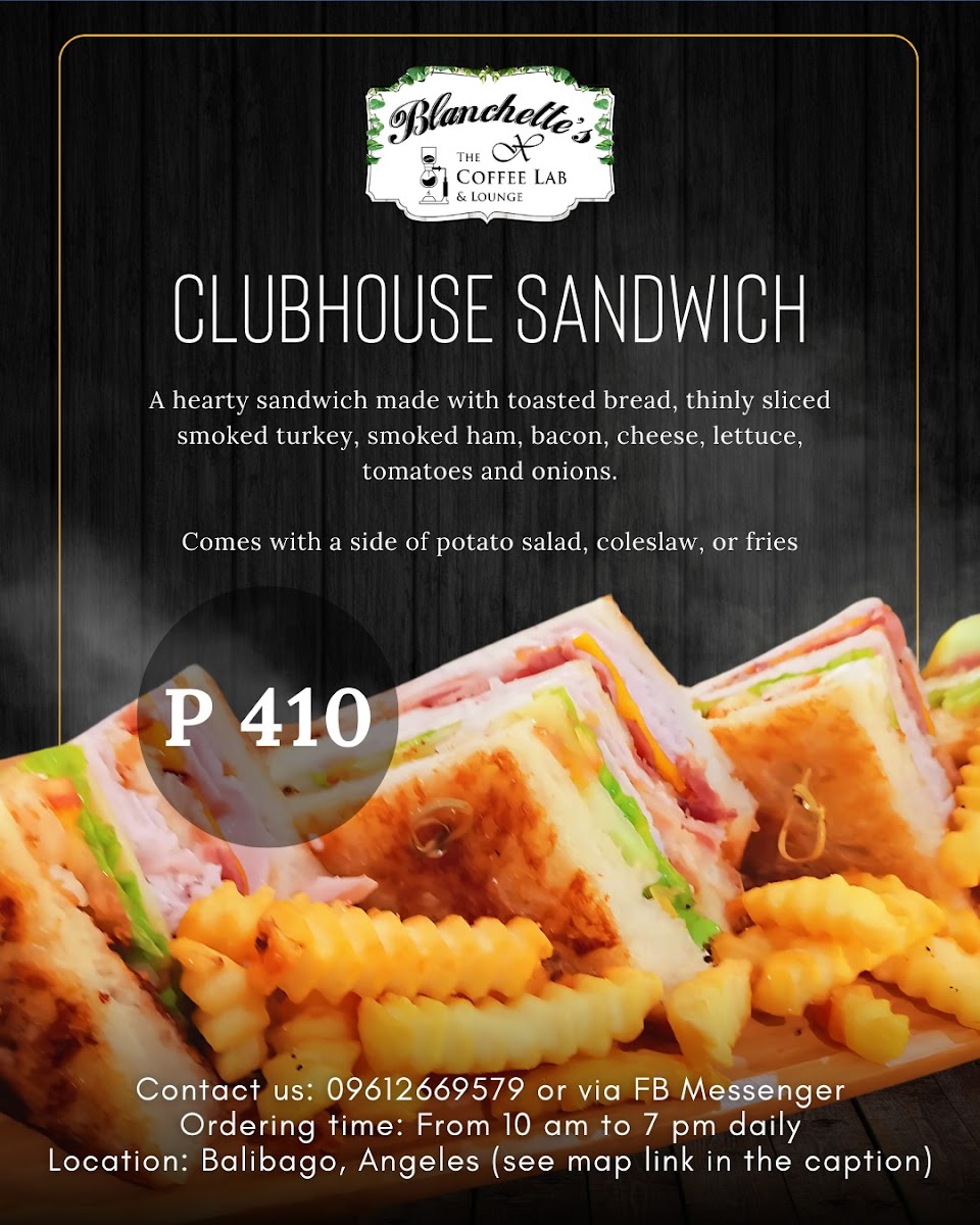The Coffee Lab & Lounge Photo Menu 1