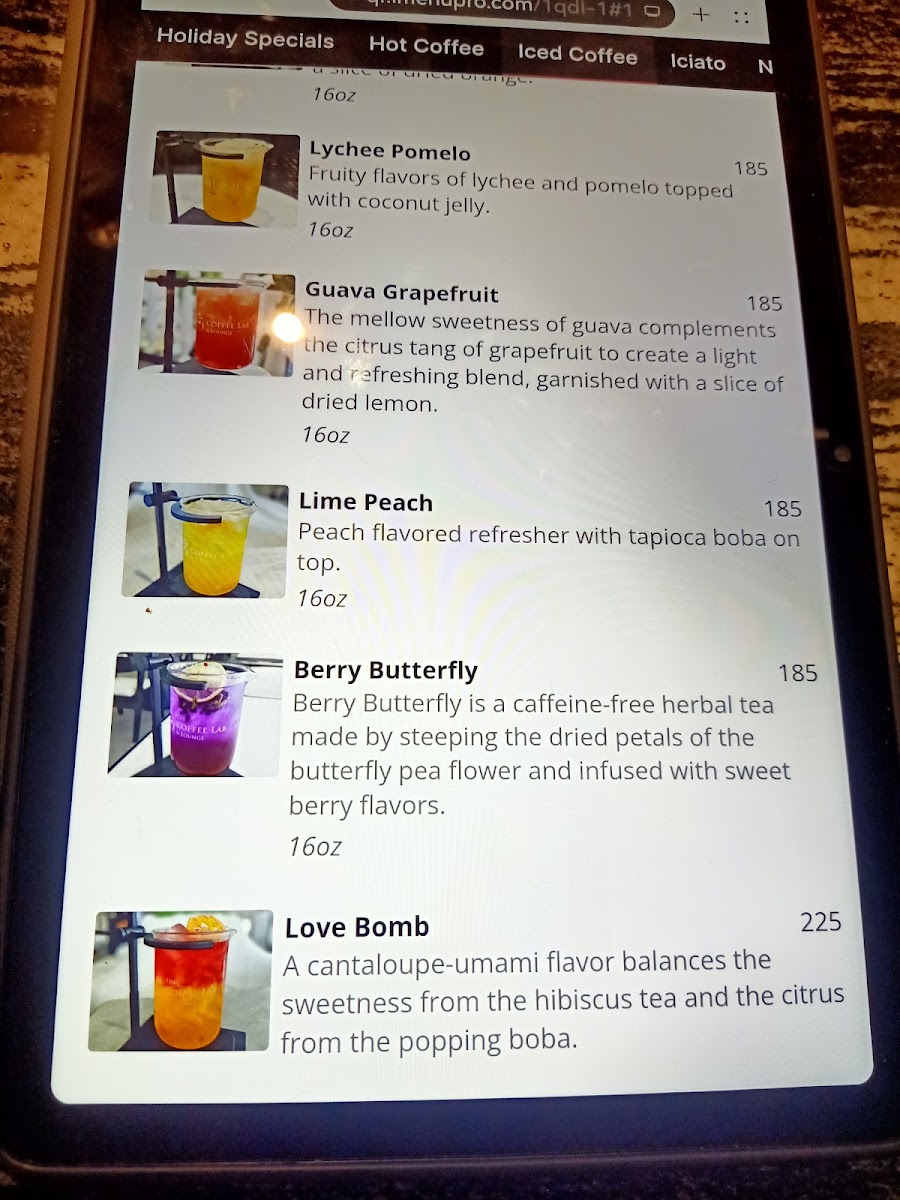 The Coffee Lab & Lounge Photo Menu 8