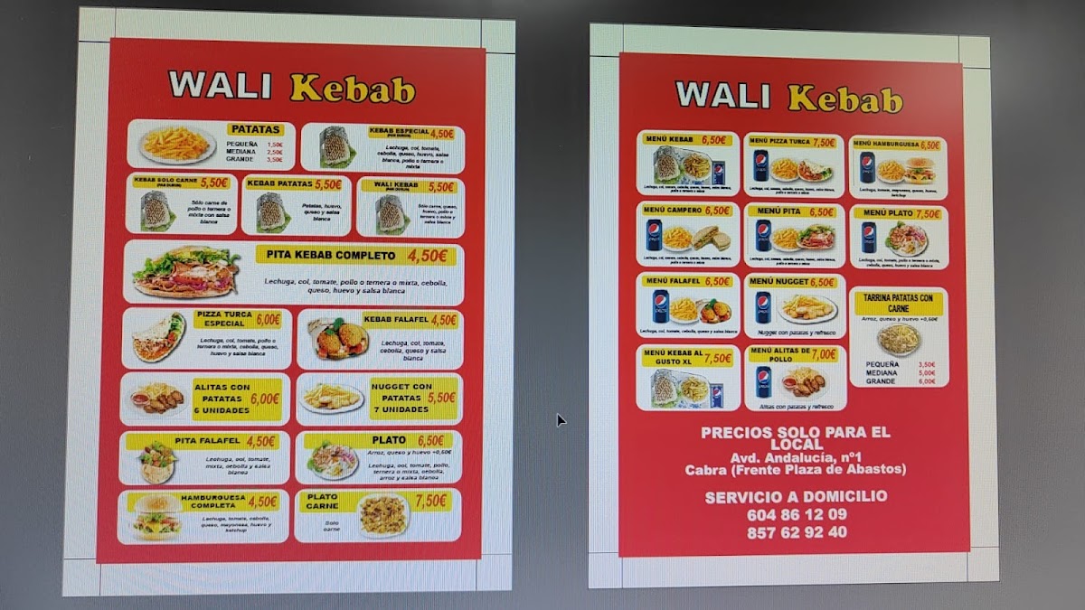 WALI KEBAB Photo Menu 1