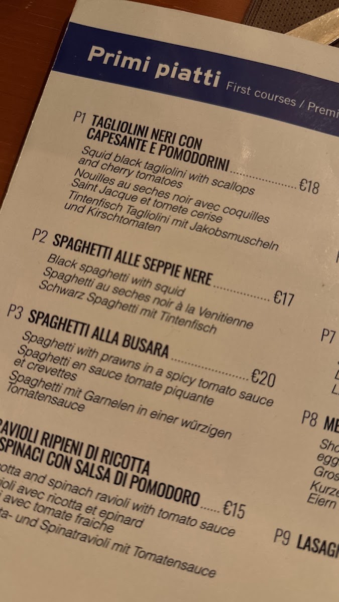 Trattoria Bandierette Photo Menu 9