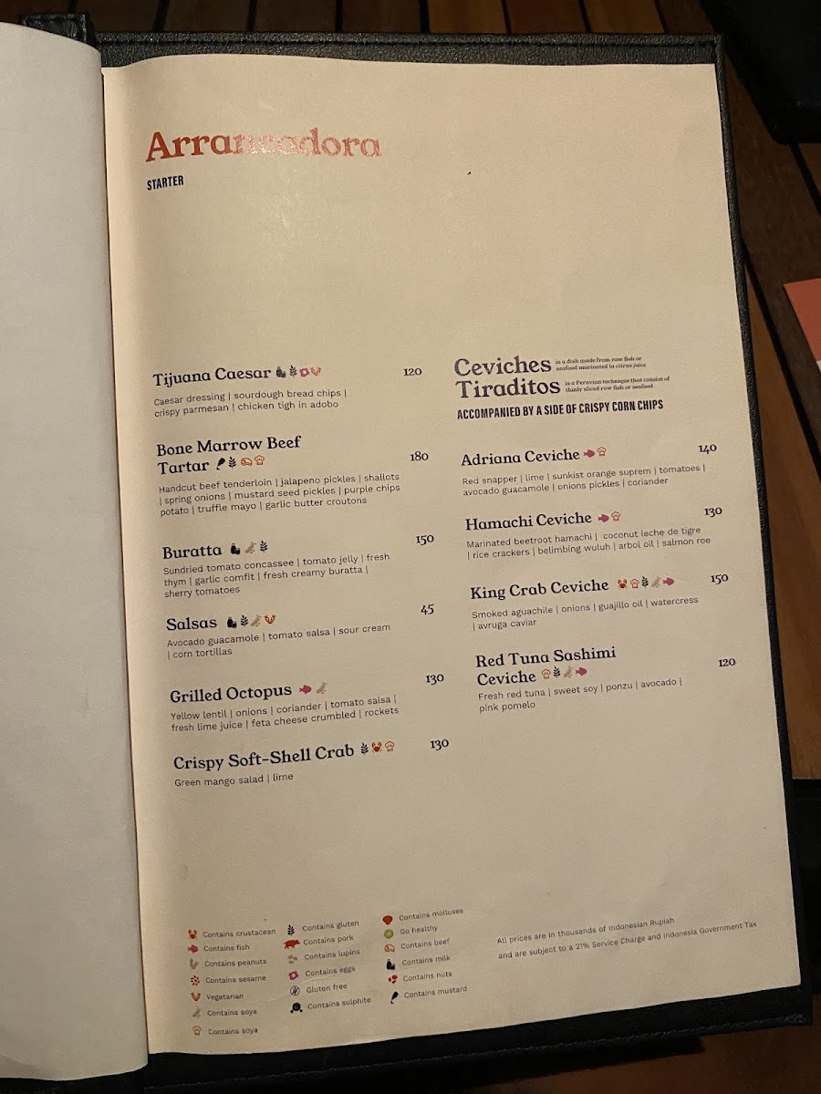 Adriana Cocina & Bar Photo Menu 10