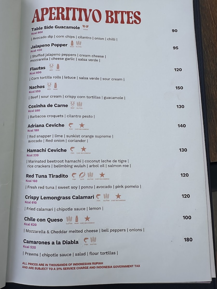 Adriana Cocina & Bar Photo Menu 2