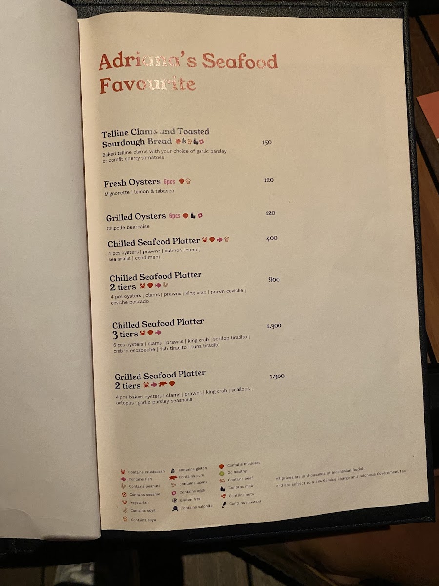Adriana Cocina & Bar Photo Menu 9